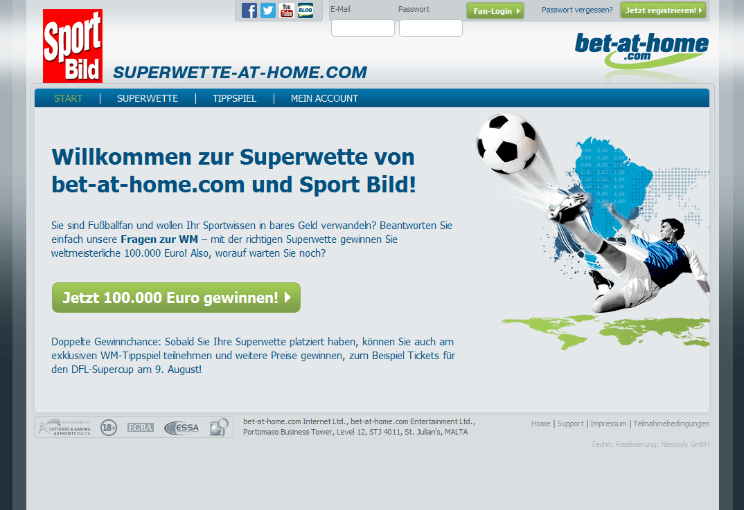 Bet At Home Superwette