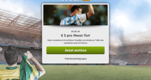 WM Bonus bei ComeOn