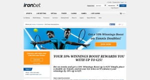 Ironbet Tennis-Bonus