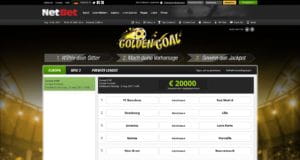 NetBet Golden Goal Aktion