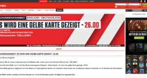 Ladbrokes Neukundenangebot gelbe Karte