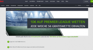 Gratiswette für die Premier League bei NetBet.