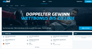 Doppelter Gewinn bei Mybet.