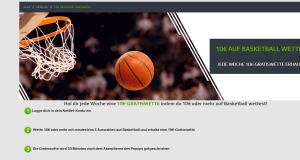 Bonusaktion für Basketball-Wetten bei NetBet.
